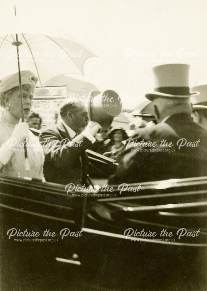 King George V and Queen Mary at the Royal Agricultural Show at Osmaston 1933