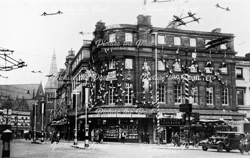 Royal Hotel, junction of Cornmarket and Victoria Street