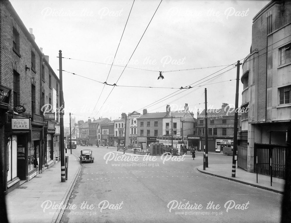 Junction of the Spot with St Peter's Street