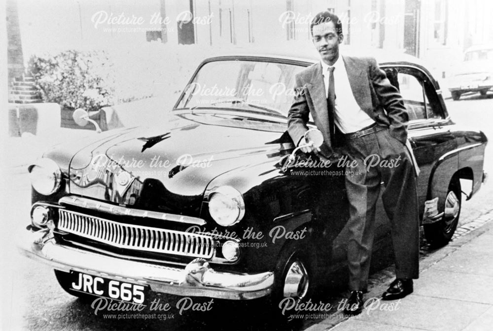 Mr Douce, with his car