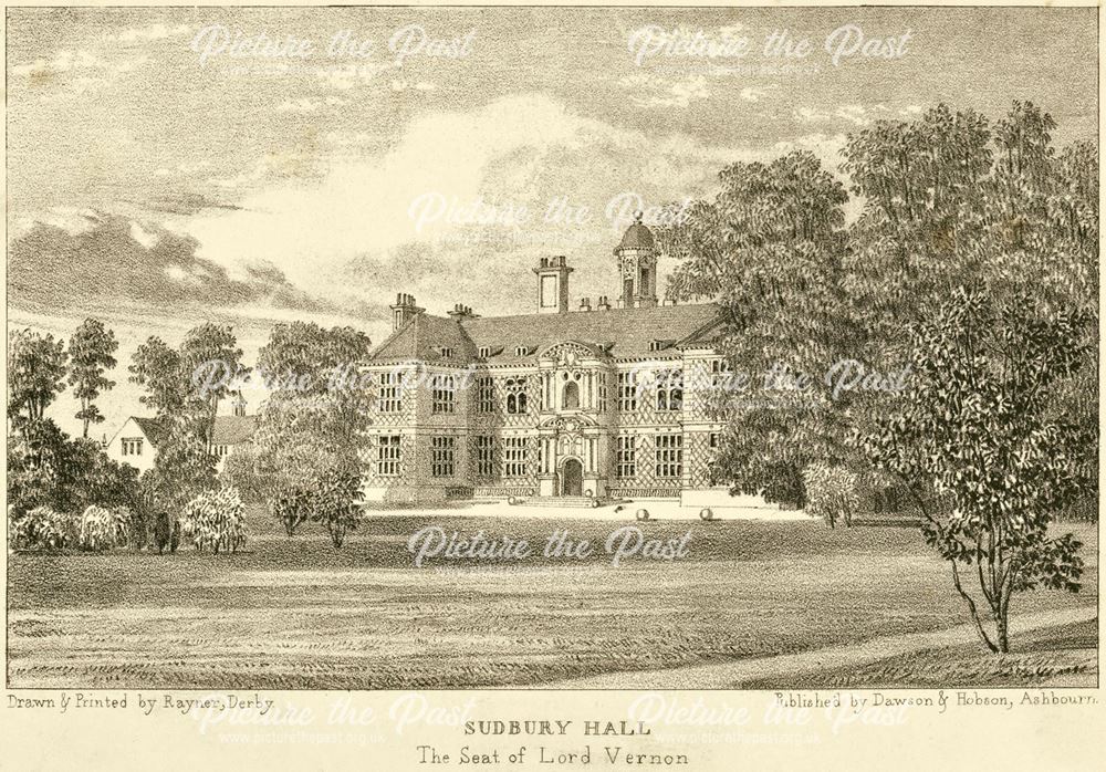 Sudbury Hall, the Seat of Lord Vernon