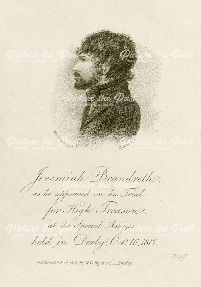 Jeremiah Brandreth as he appeared on his trial for High Treason