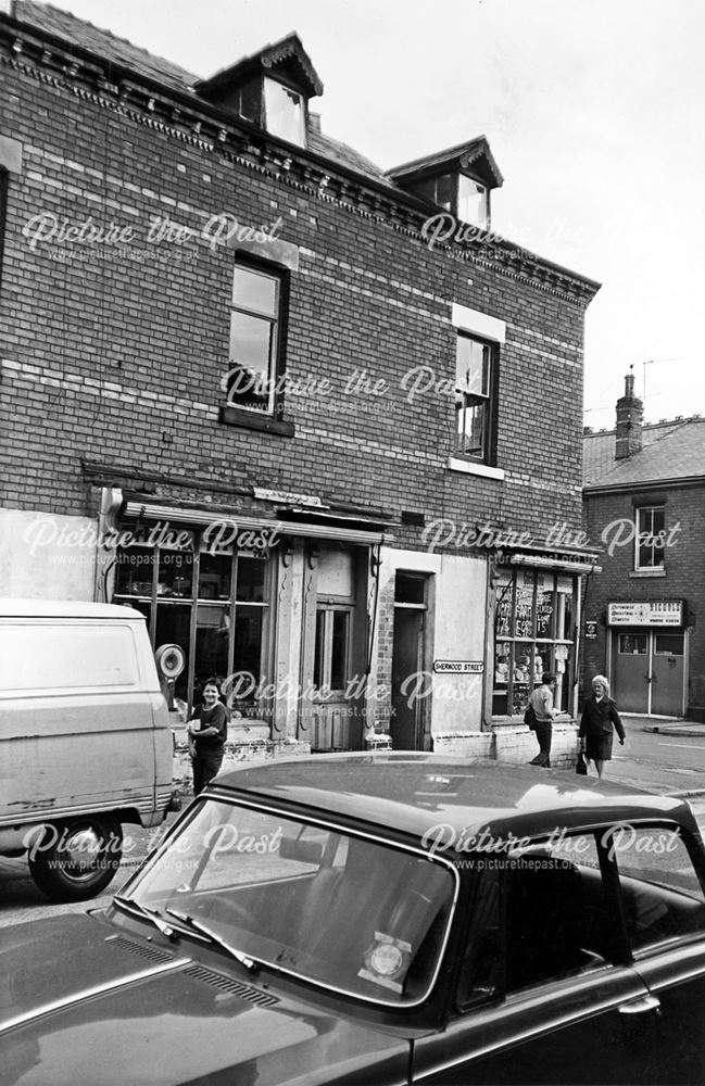 Shops on the corner of Sherwood Street