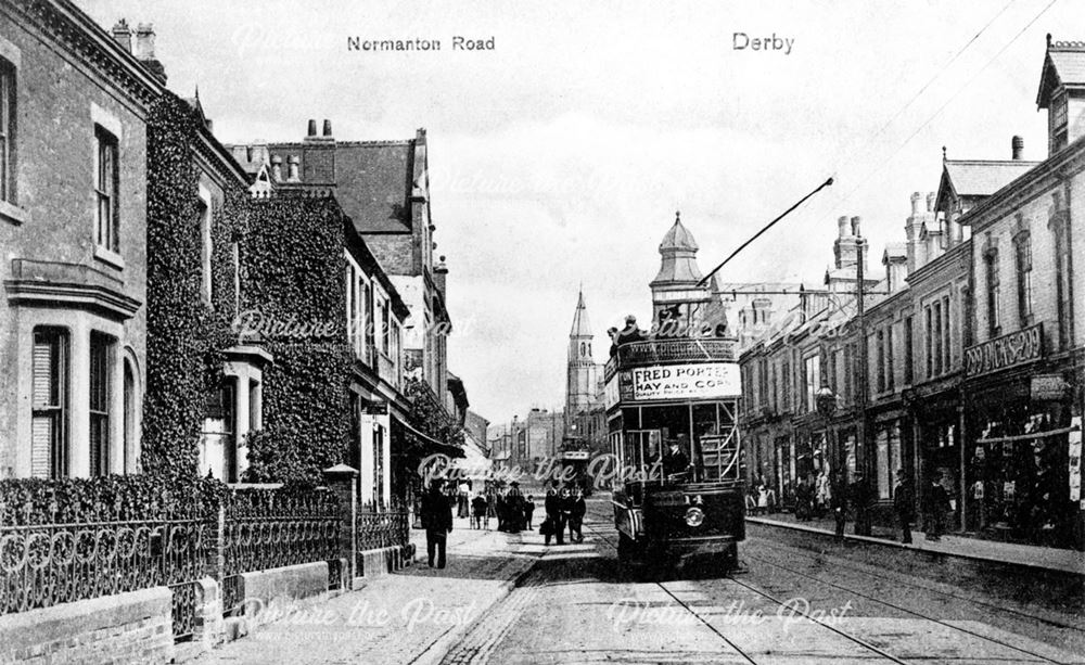 Tram in Normanton Road