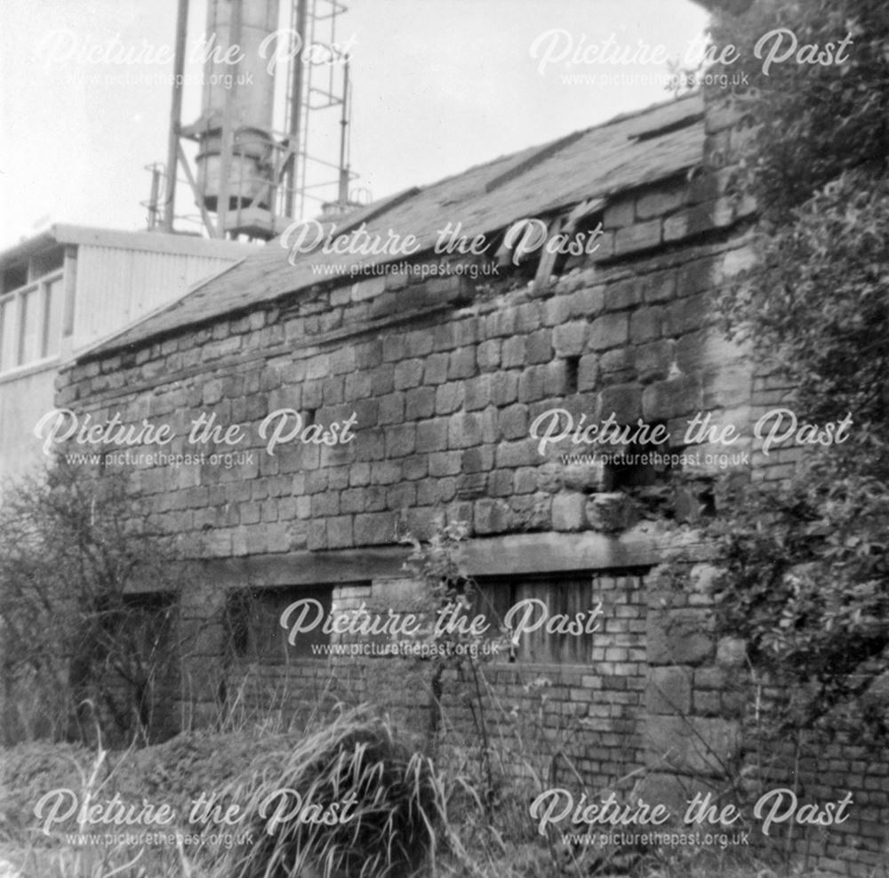 Late 1700's building incorporated into the rear of the Paint Works, looking across the old Derby Can