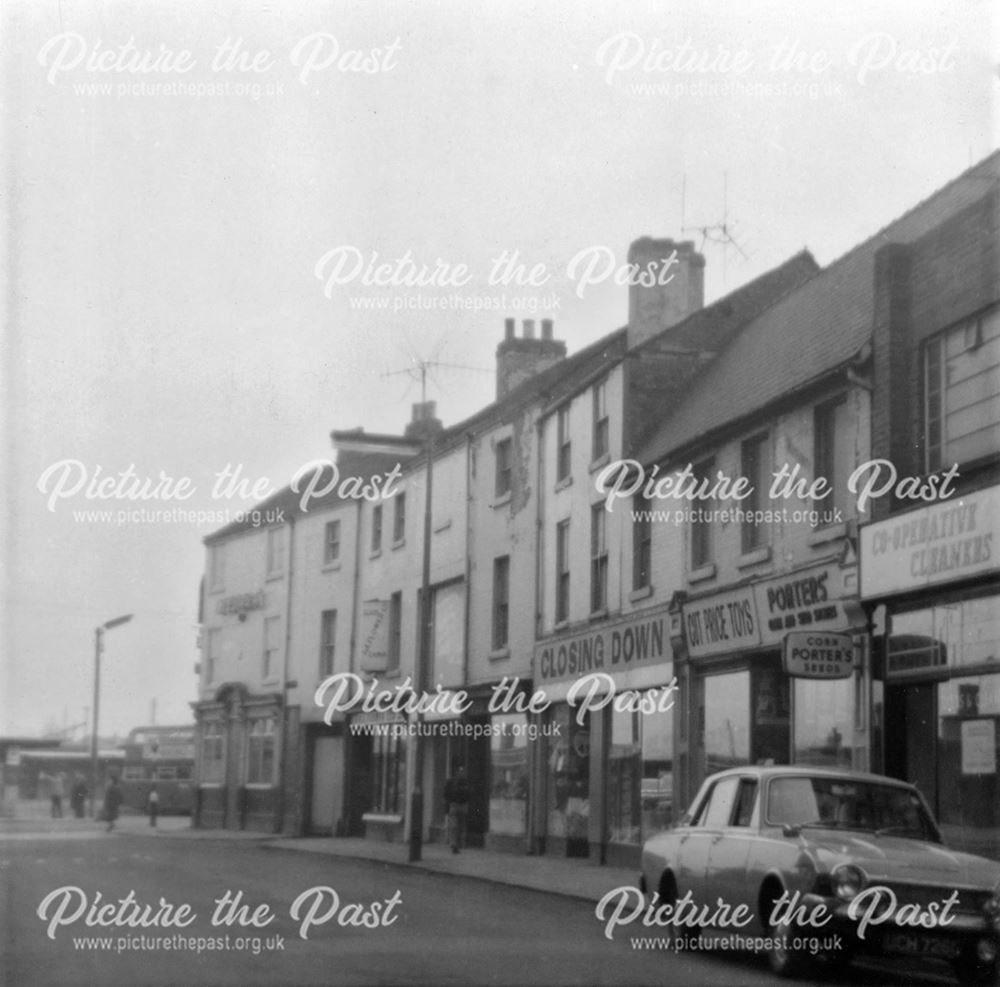 Old properties on East Street, prior to demolition