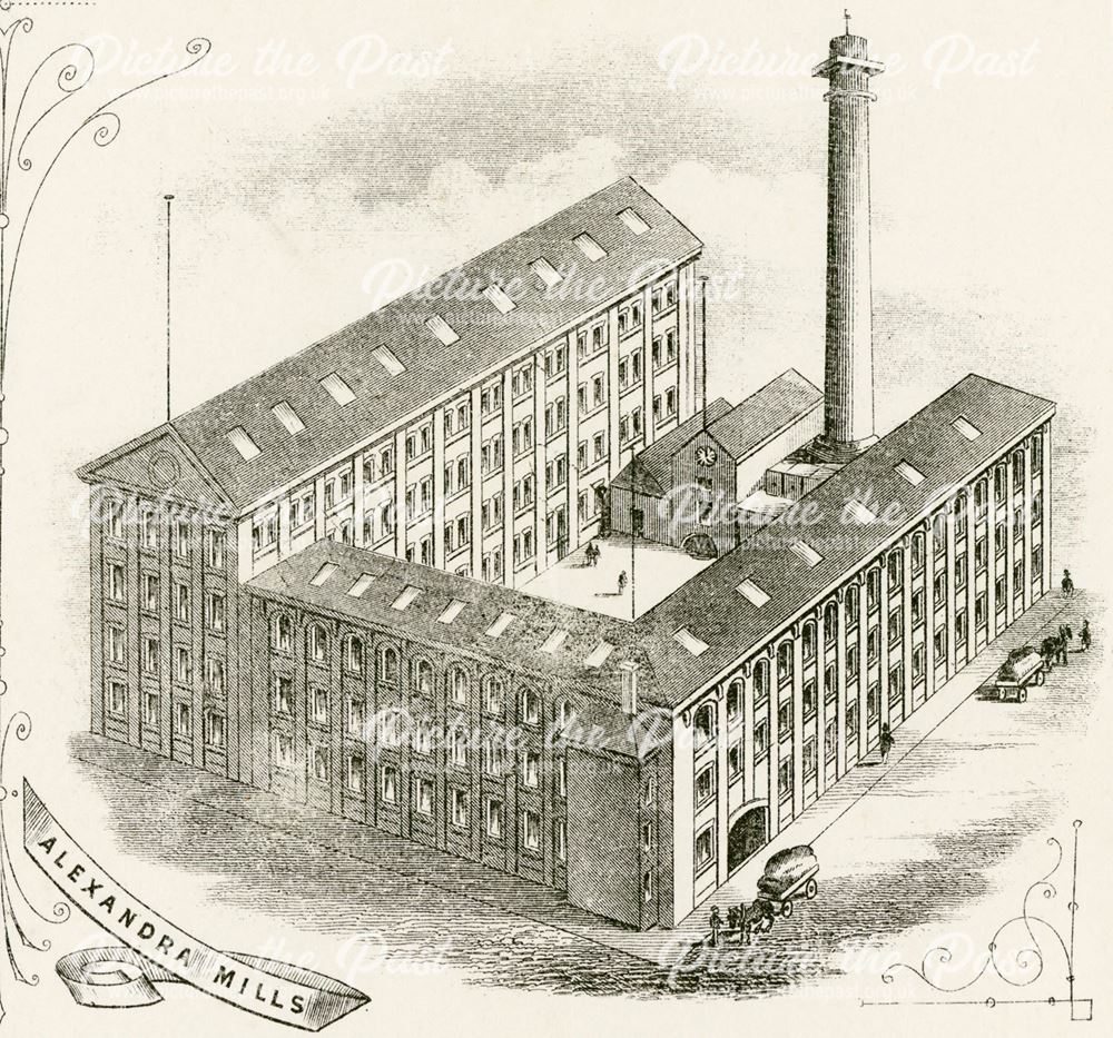 William Higginbottom's new Mill - Silk Works