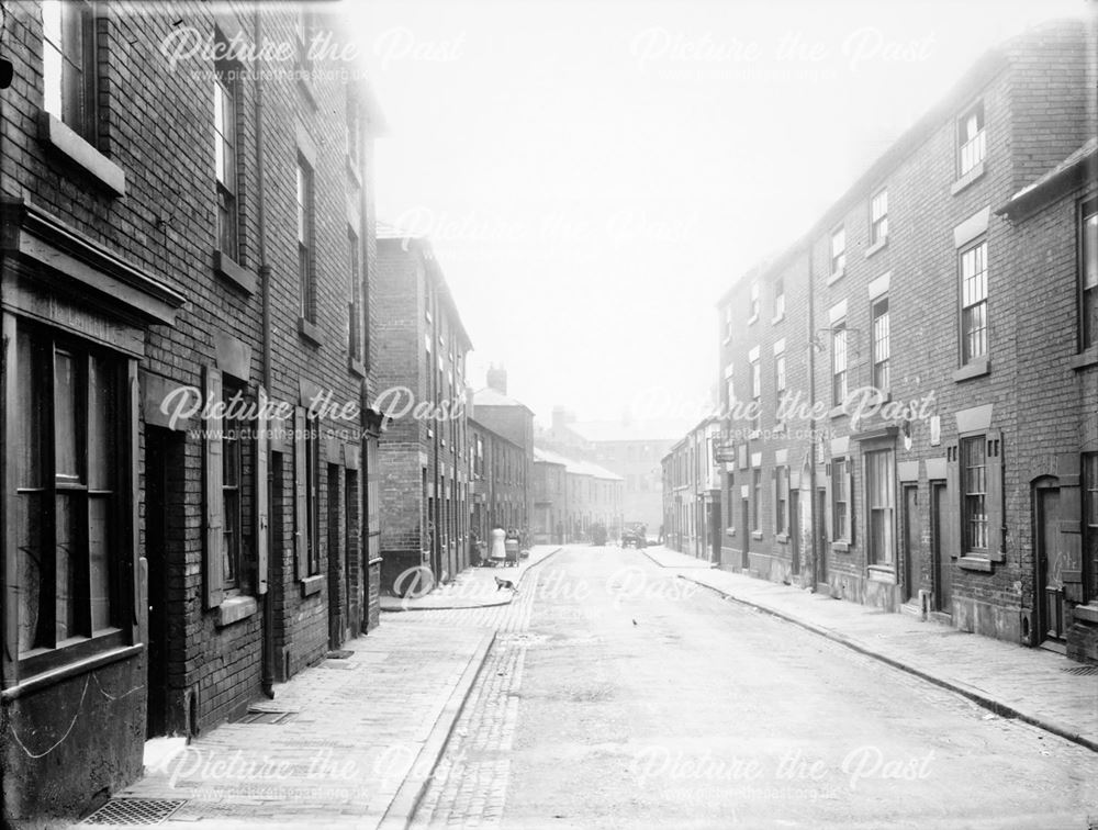 Ford Street Before Street Widening, Derby, 1938