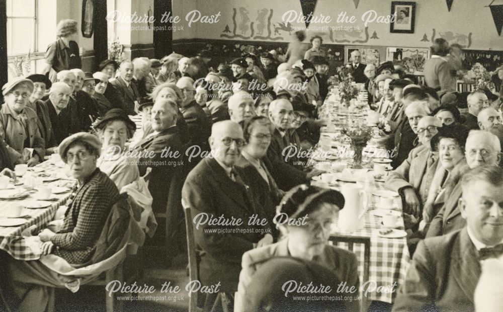 Coronation Party for retired men and women 1953
