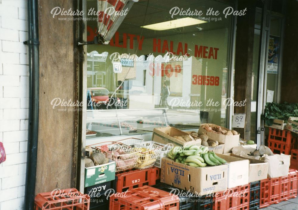 A halal meat and grocery shop, Pear Tree Road