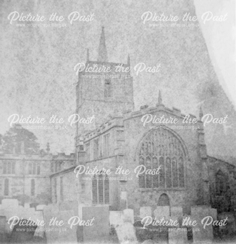 St Mary's Church, Wirksworth, c 1860