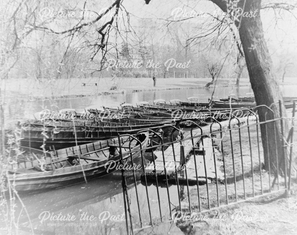 Boating Lake, Markeaton Park, c 1932