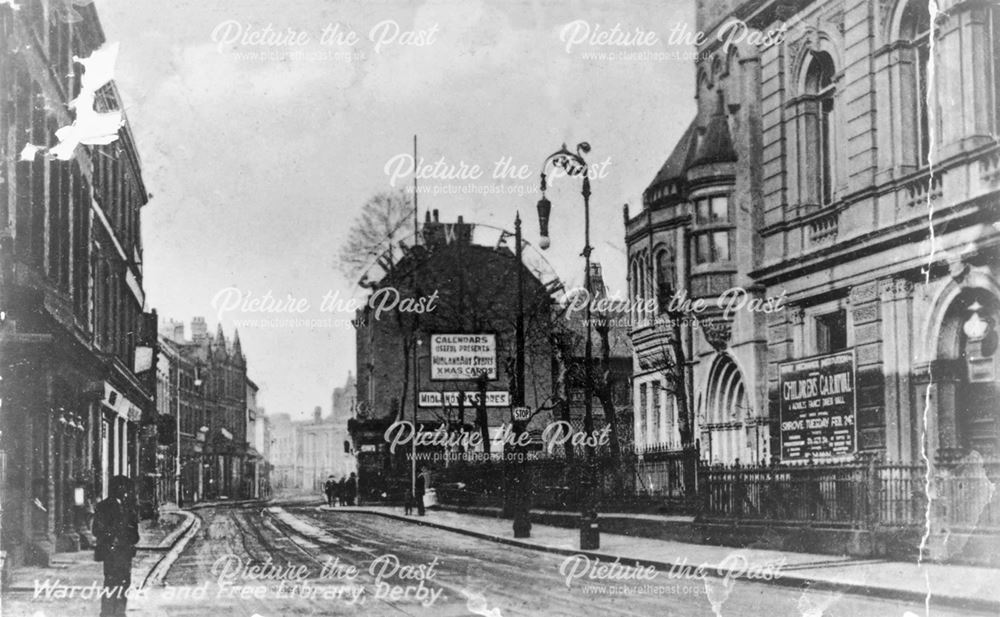 The Wardwick, showing the Mechanics Institute