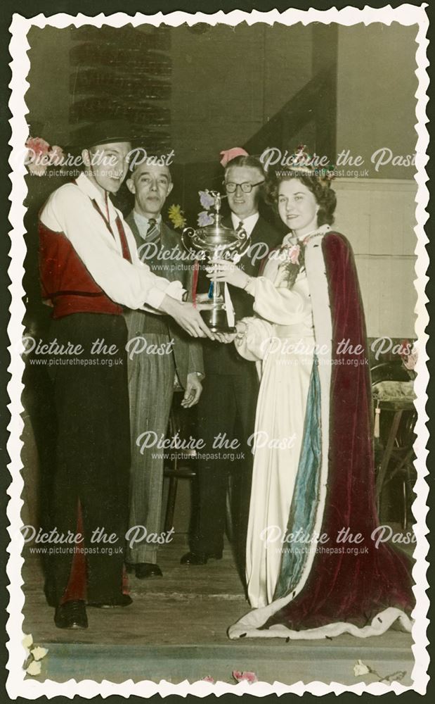 Derby Carnival - Presentation of the 'Copes Pools' Cup to the 'Derby Seranaders' (sic)