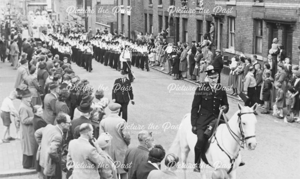 Derby Carnival parade - showing the Derby Seranaders