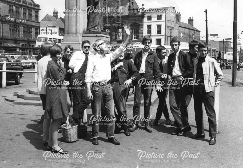 Market Place, Derby, c 1967