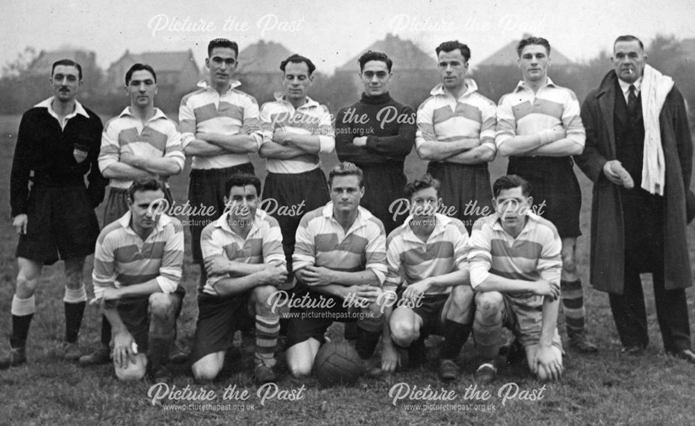 Football Team, Shelton Lock, Derby, c 1946