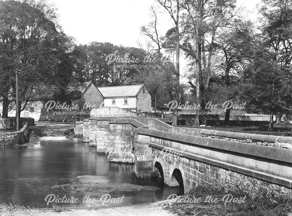 Packhorse Bridge and Ford, Bakewell, c 1930