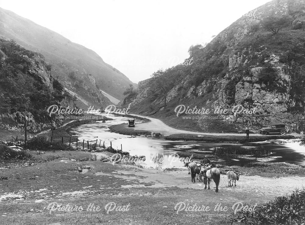 Stepping Stones, Dovedale, c 1930
