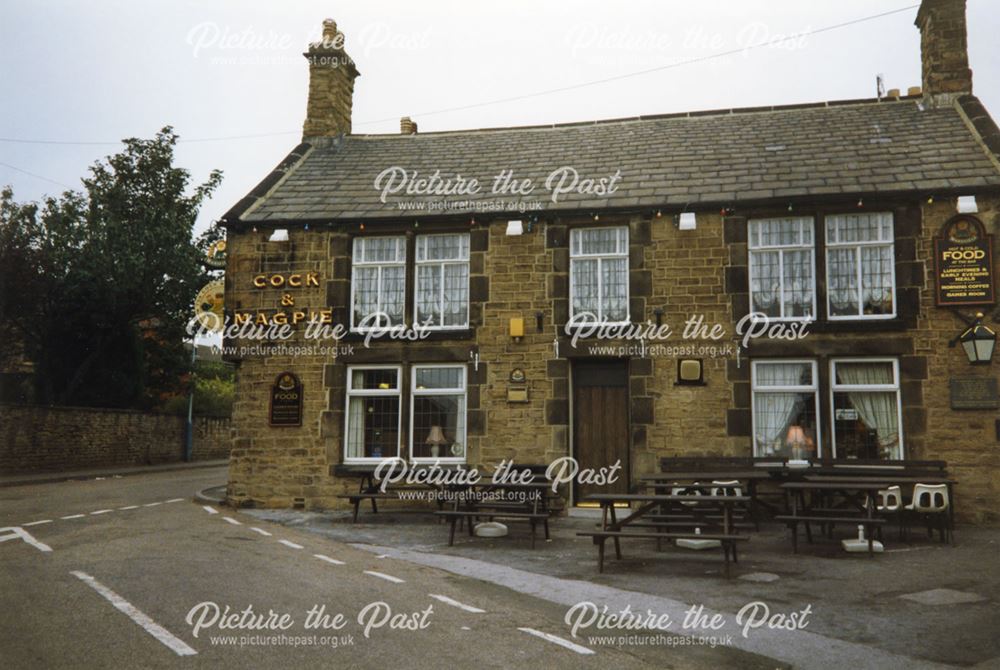 Cock and Magpie, Church Street North, Old Whittington, c 1989