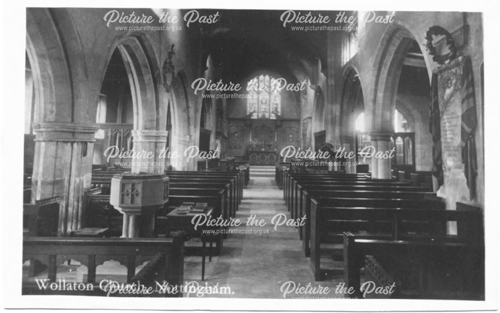 St Leonard's Church, Wollaton -interior