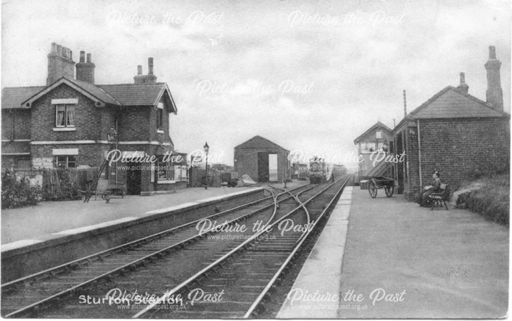 Sturton Station, Sturton le Steeple, c 1900s-20s