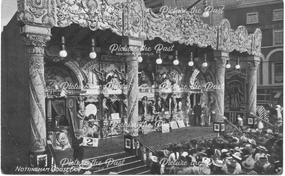 Proctor's Bioscope sideshow at Goose Fair