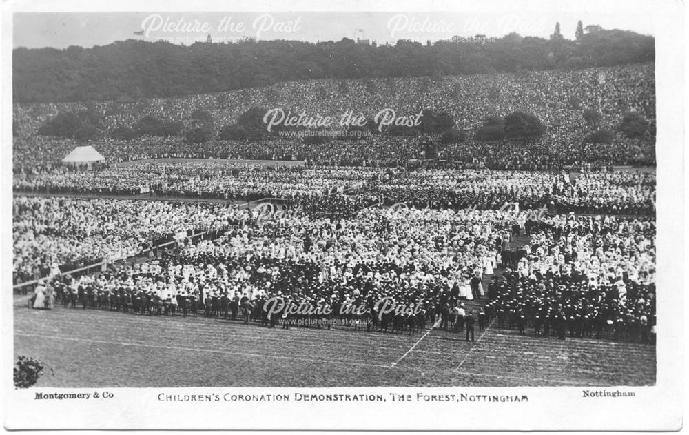 King George V Coronation celebrations - Children's Coronation Demonstration