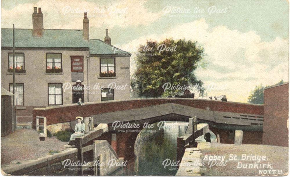 Canal Bridge, Abbey Street, Dunkirk, Nottingham, c 1900s