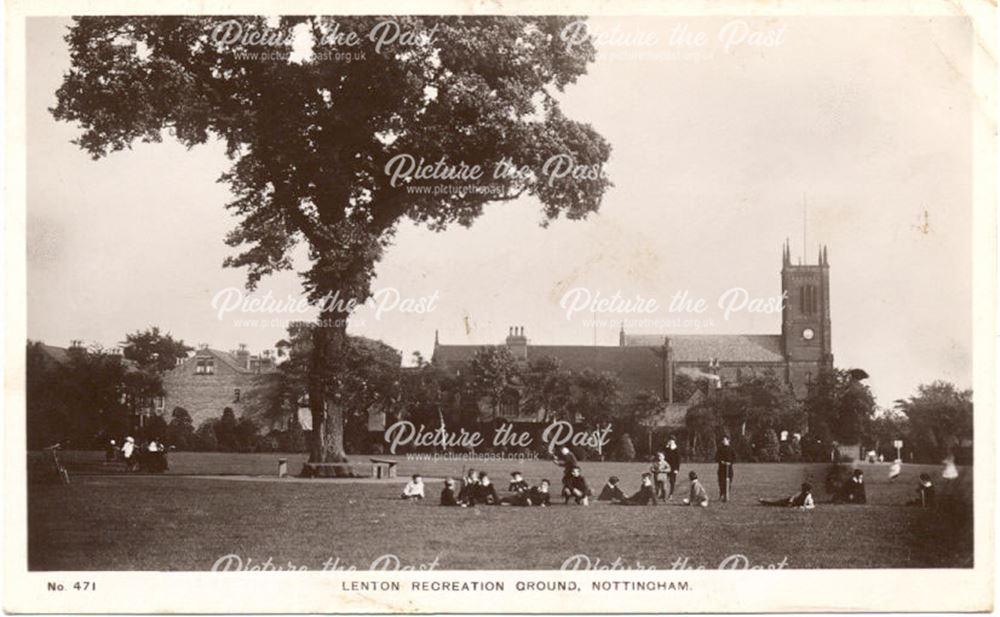 Lenton Recreation Ground. Derby Road, Lenton, Nottingham, c 1910s