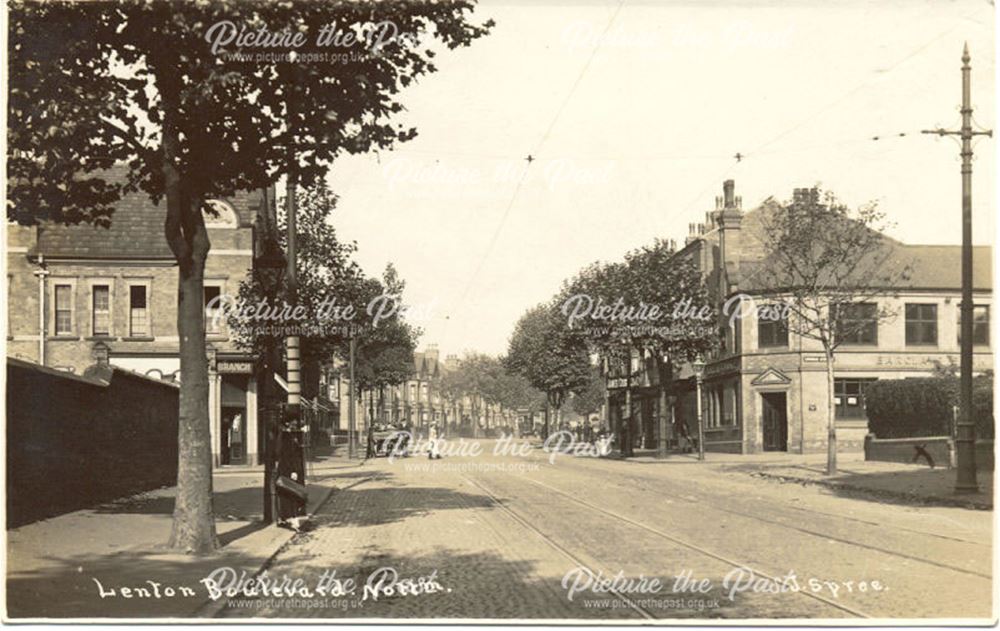 Lenton Boulevard, Lenton, Nottingham, c 1910s ?