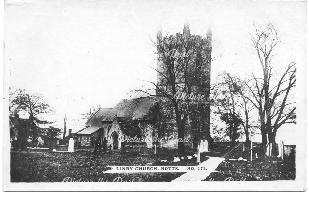 St Michael's Church, Linby, c 1900s
