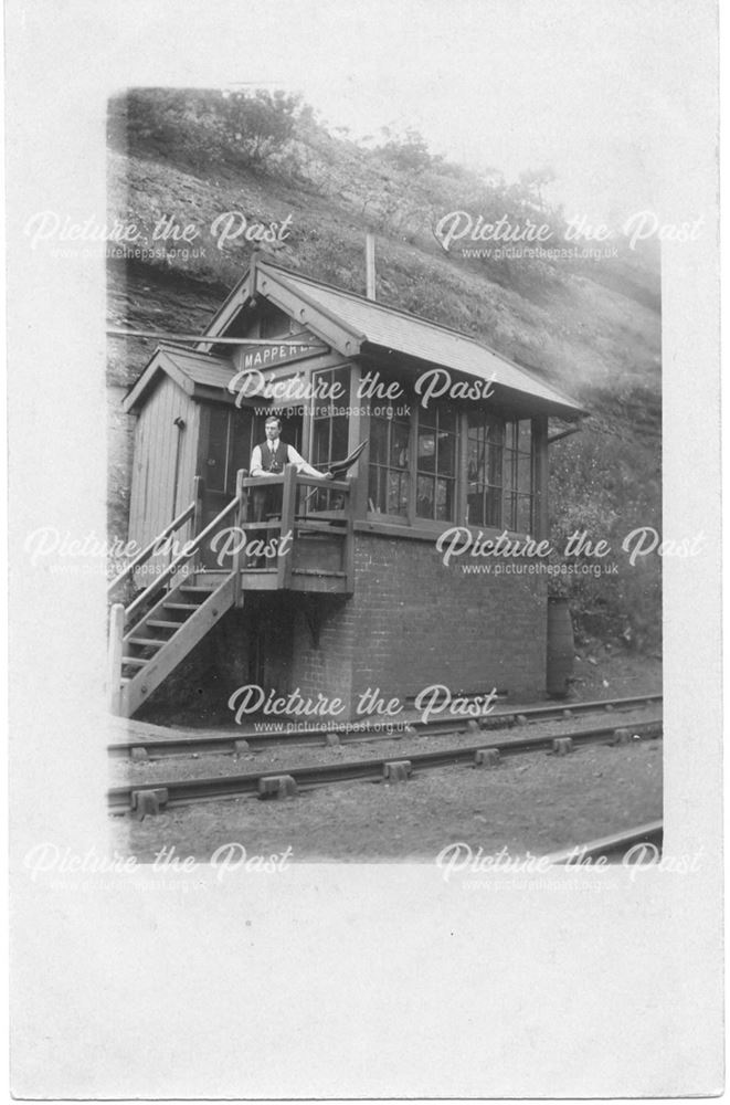 Mapperley signal box, Mapperley, Nottingham, 1910s