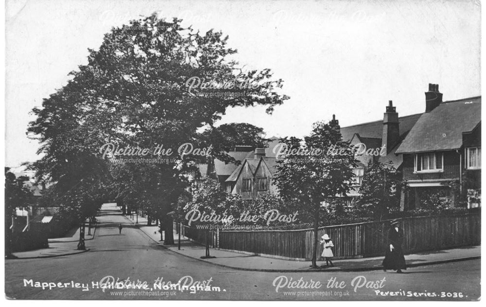 Mapperley Hall Drive, Nottingham, Mapperley Park, 1900s-1920s