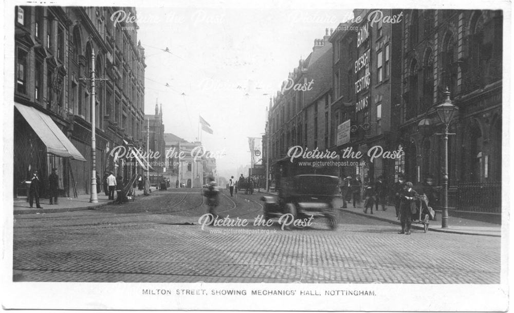 Milton Street from Parliament Street Showing Mechanics Hall