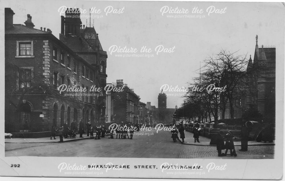 Shakespeare Street looking towards Victoria Station