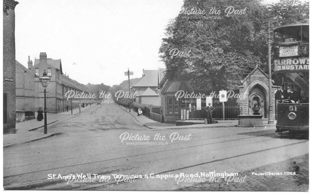 St Ann's Well Tram Terminus and Coppice Road