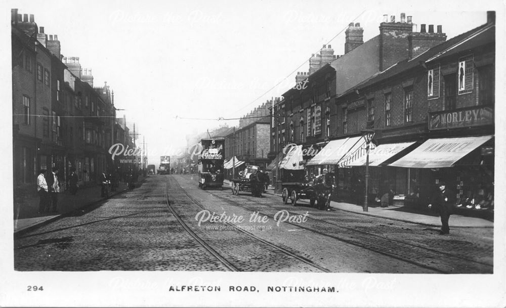 Alfreton Road, Radford, Nottingham, pre 1920s