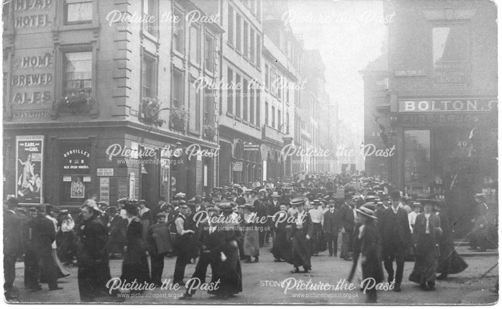 Stoney Street, Lace Market, Nottingham, c 1900s