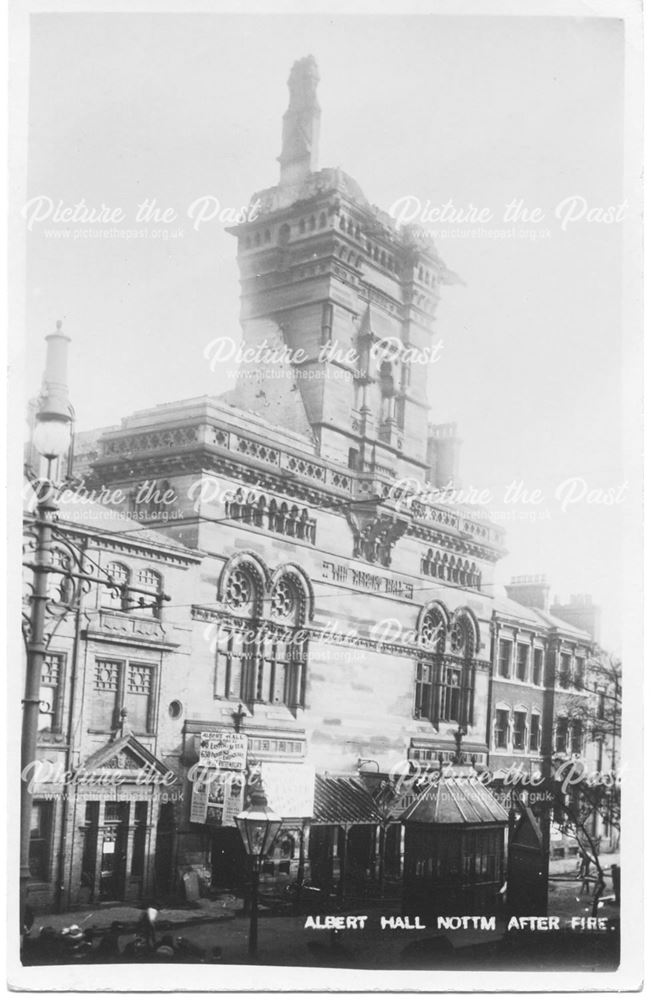 Albert Hall after fire