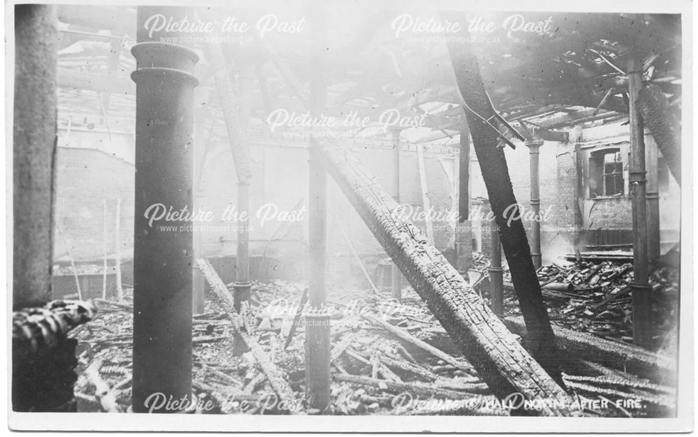 Albert Hall after fire 22nd April 1906