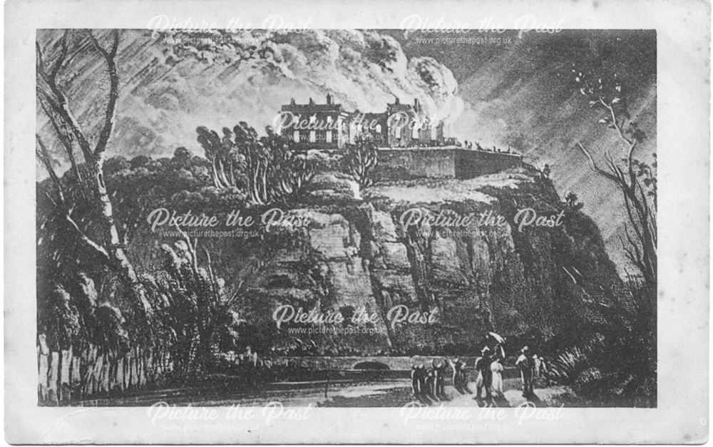 Nottingham Castle on Fire, Oct 1831