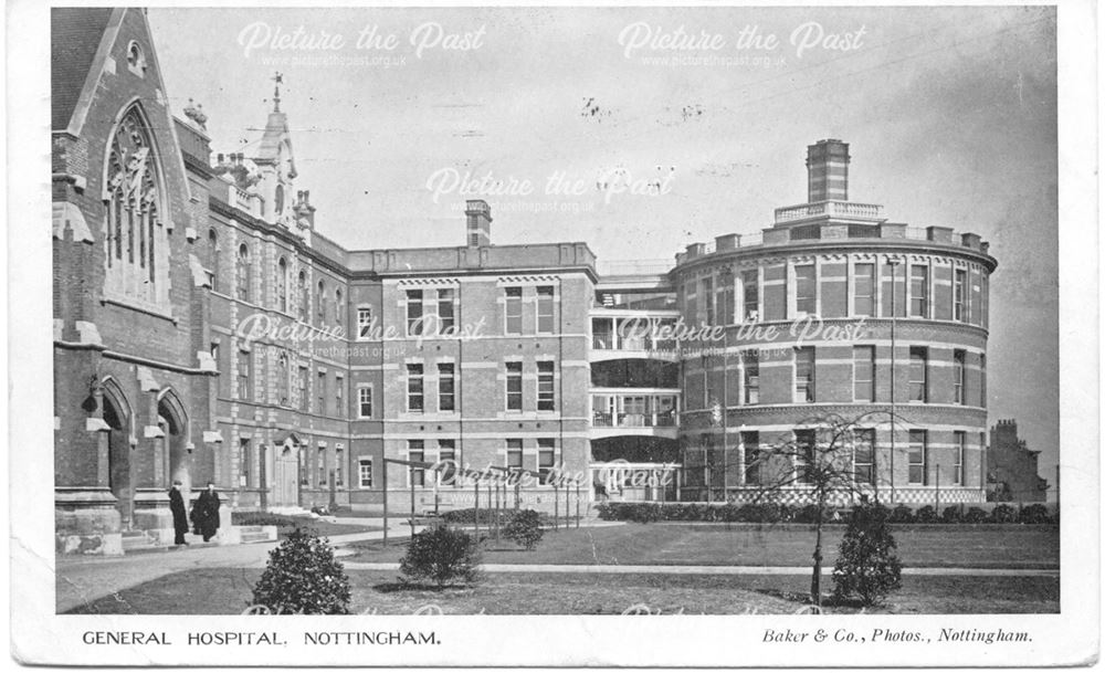 General Hospital, Park Row, Nottingham, 1920s