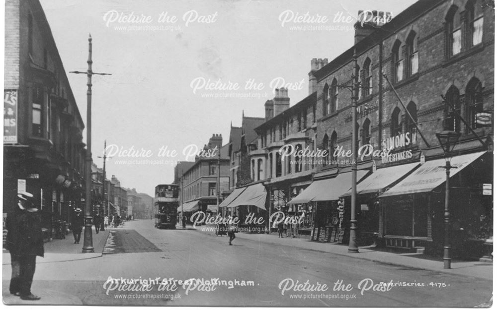 Arkwright Street, Meadows, Nottingham, 1900s-1910s