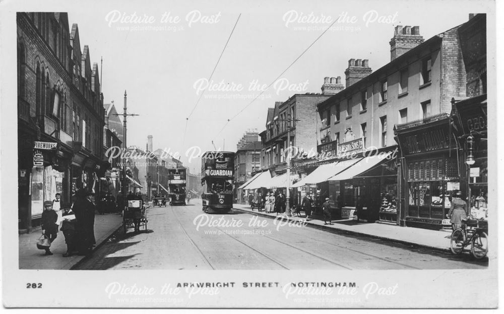 Arkwright Street, Meadows, Nottingham, 1900s-1910