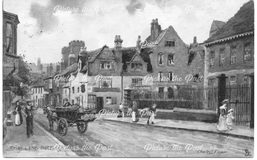 Friar Lane, Nottingham, 1900s-1920s