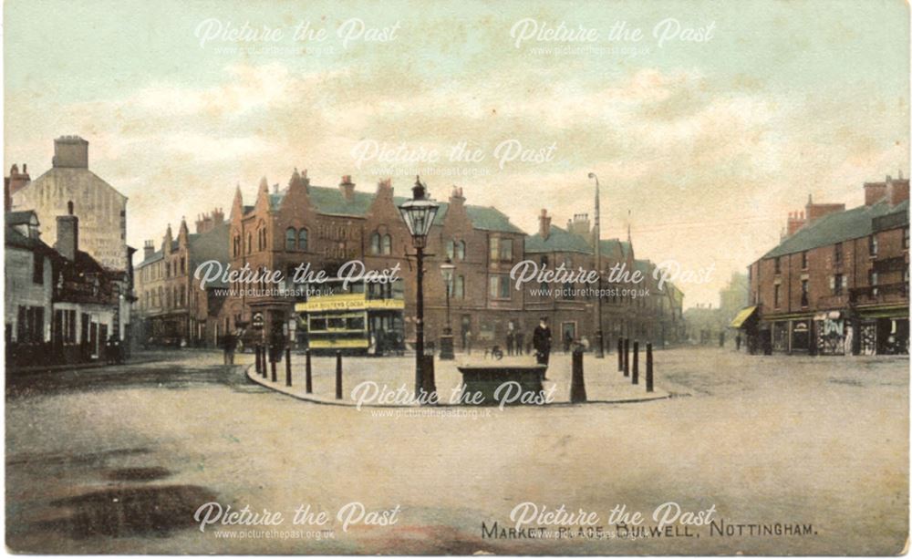 Market Place, Bulwell, Nottingham, c 1900s