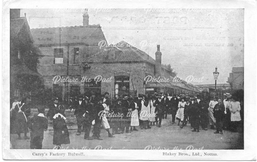 Carey's Factory, Carey Road, Bulwell, Nottingham, c 1900s