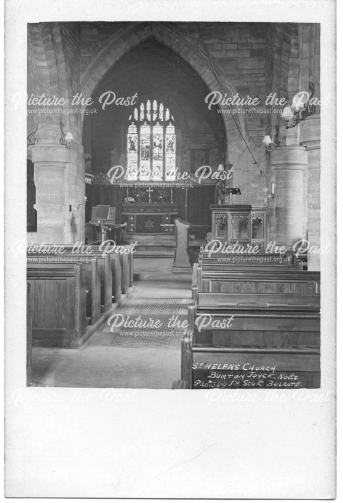 St Helens Church, Burton Joyce -  Interior