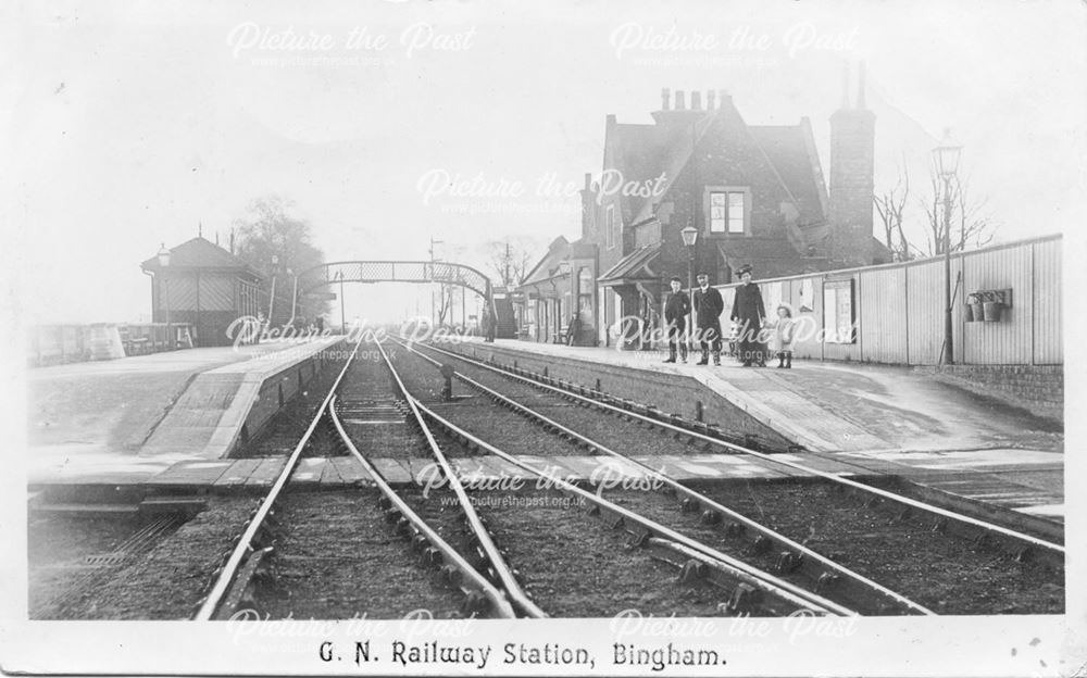 Great Northern Railway (GNR) Railway Station, Station Street, Bingham, Early 20th Century